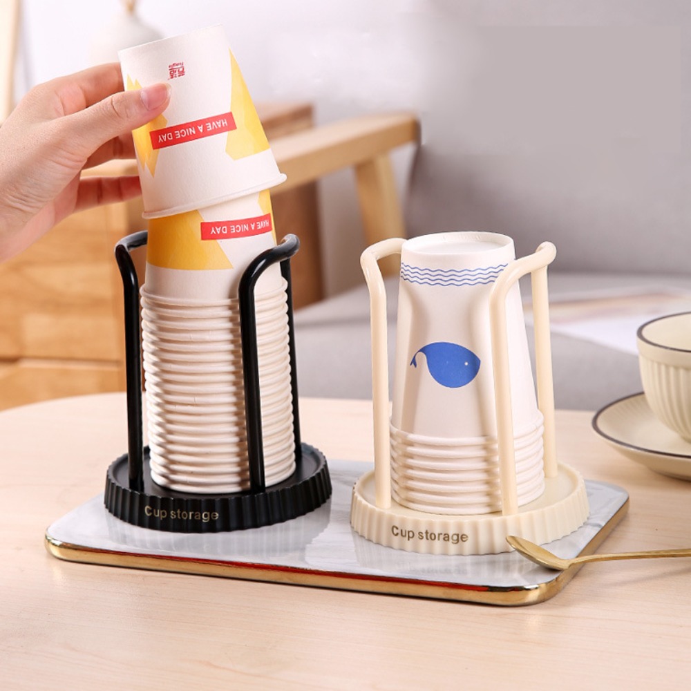 Coffee Tea Home - Wegwerp bekerhouder Desktop papieren beker organisator