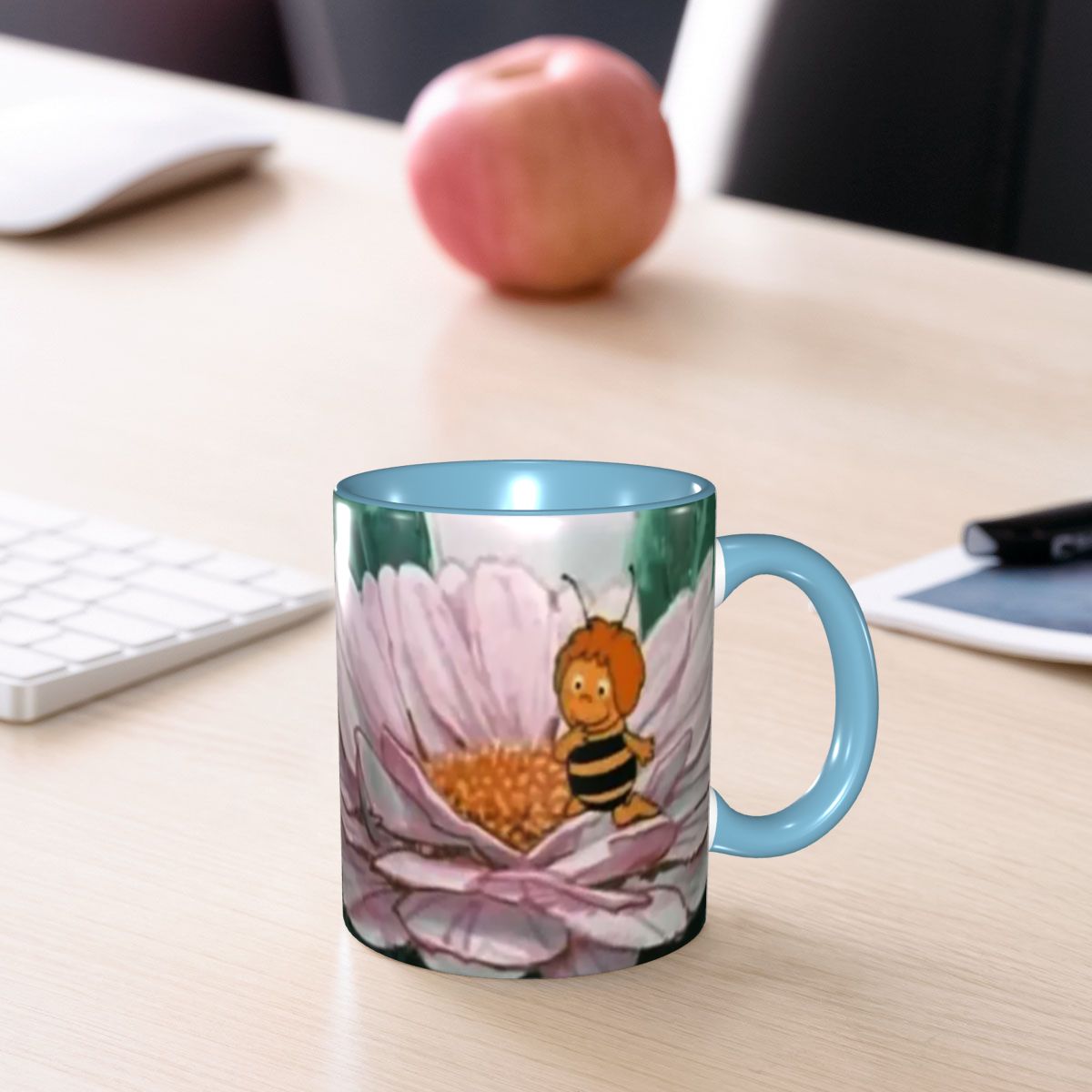 Maya Coffee & Tea Ulasan - Maya de Bij Mok Grappige Keramische