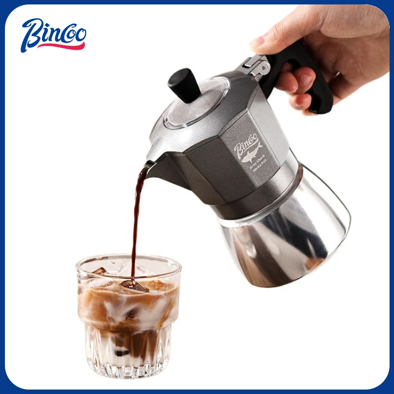 Mug Tea Coffee - Bincoo 2-kops dubbele klep Moka pot