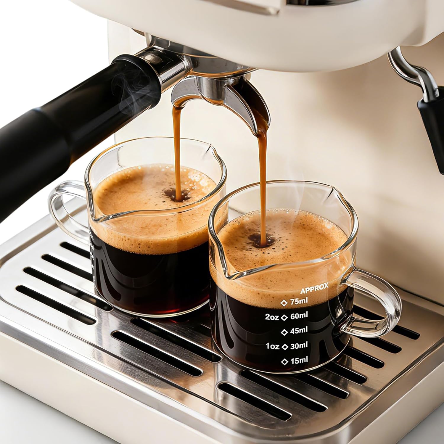 Coffee Bean Scale - 1/2 stuks Espresso Kopjes 4oz Espresso