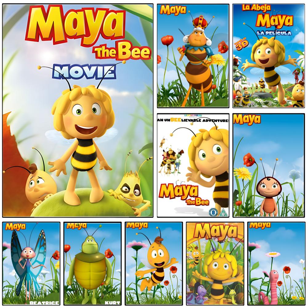 Maya Coffee & Tea Ulasan - Kinderanimatie M-Maya de Bee Poster Zelfklevende