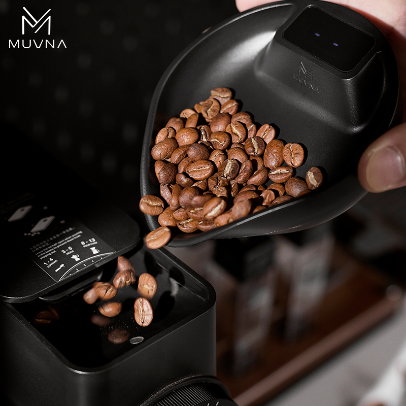 Coffee Bean Scale - MUVNA Digitale Koffiebonenweegschaal, ABS Espresso Weegschaal