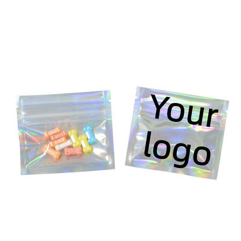 Coffee Tea In Chinese - 100/500/1000PCS Hersluitbare Clear Hologram Ziplock Verpakking