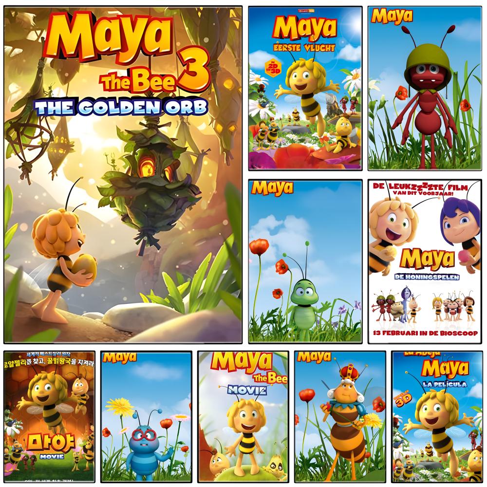 Maya Coffee & Tea Ulasan - Anime M-Maya de Bee Poster zelfklevende