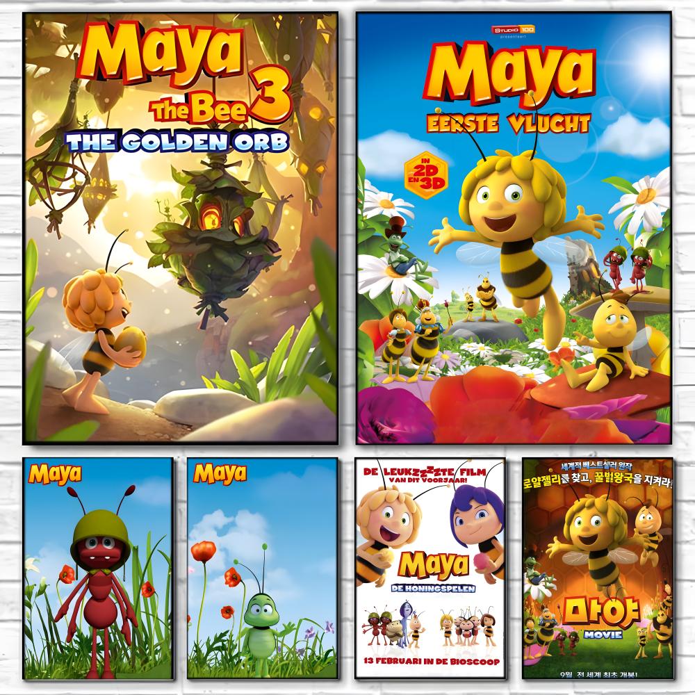 Cartoon M-Mayas the Bees Poste - Maya Coffee & Tea Ulasan recensie en prijs