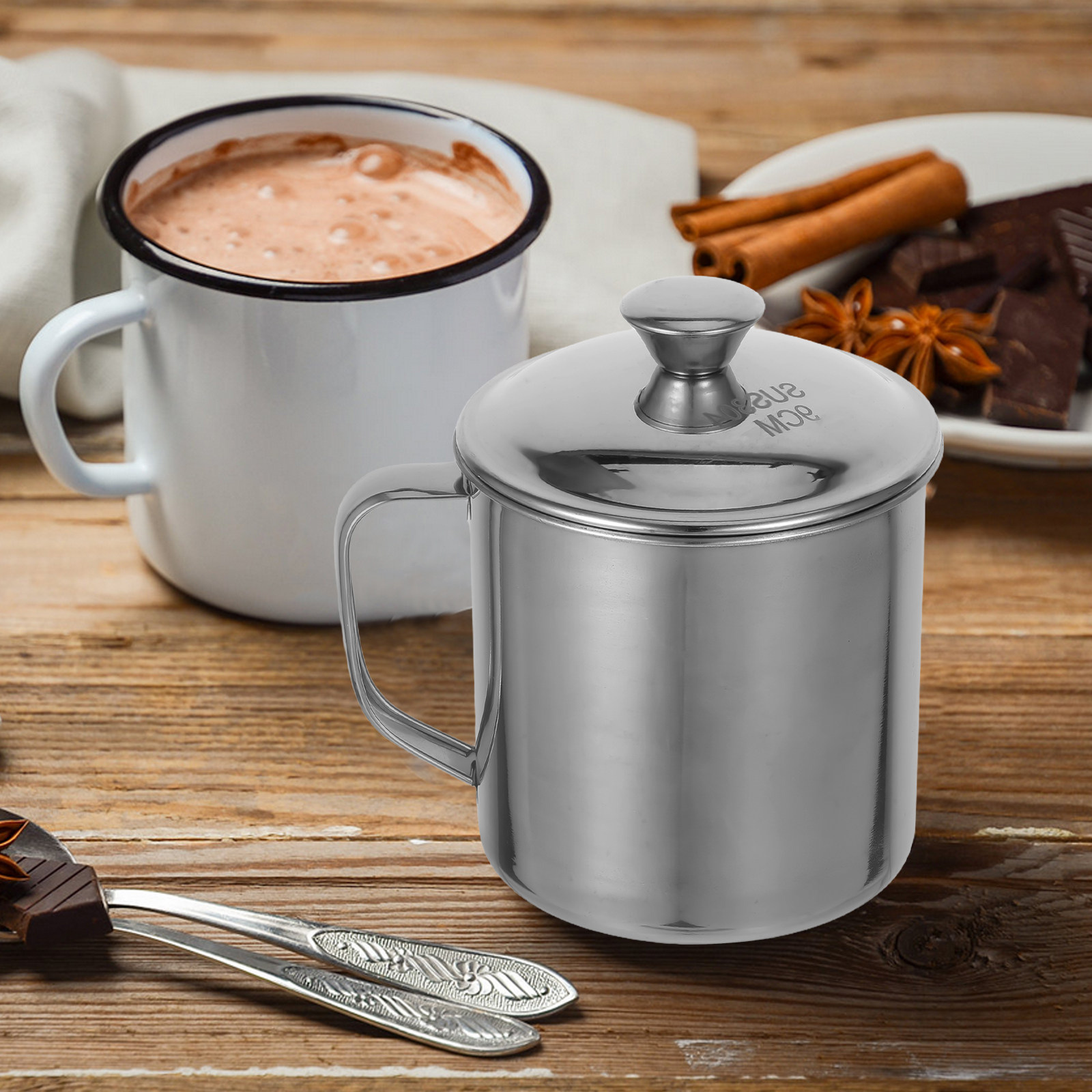 RVS beker met dubbele laag iso - Mug Tea Coffee recensie en prijs