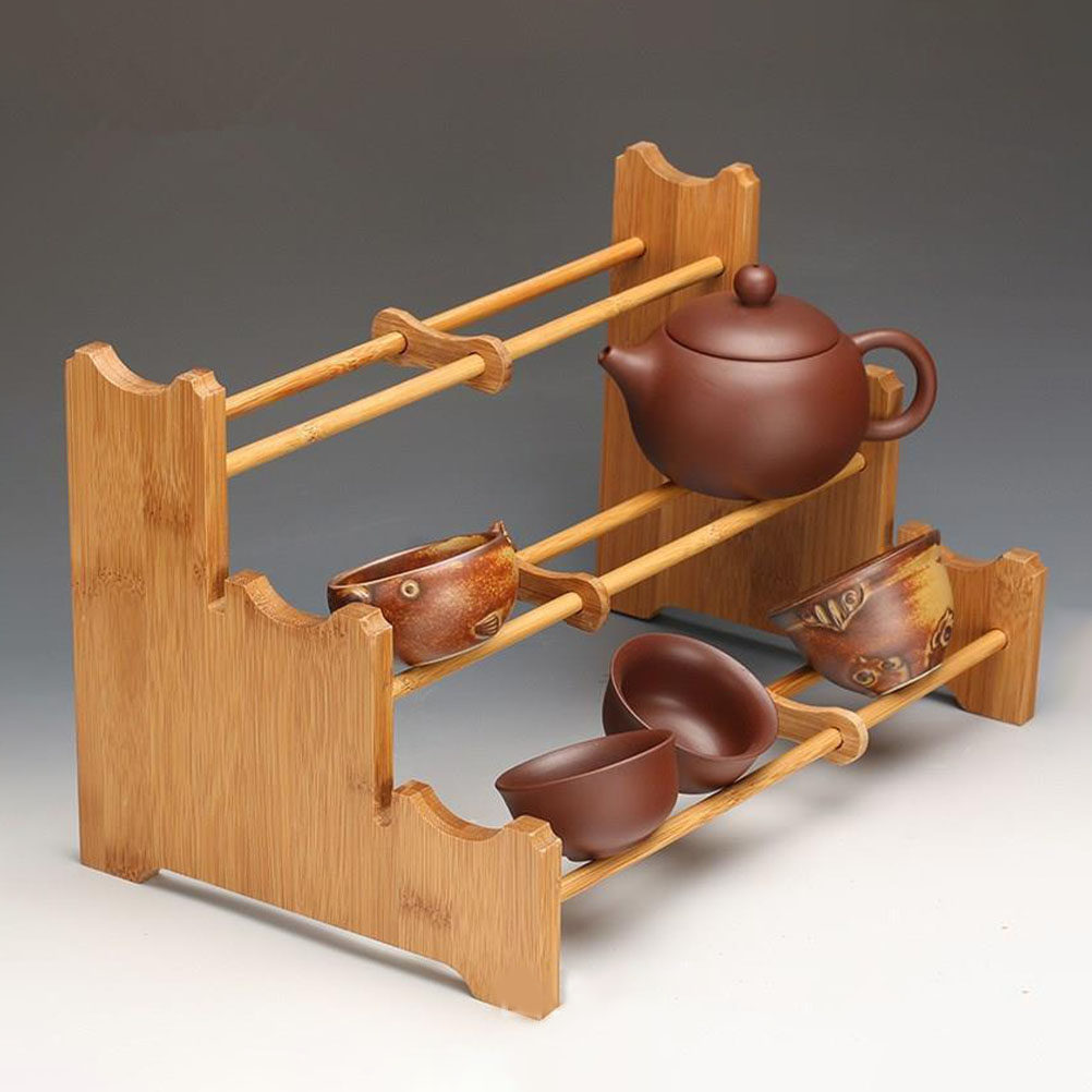 Bamboe theekopjes opbergrek me - Coffee Tea Home recensie en prijs