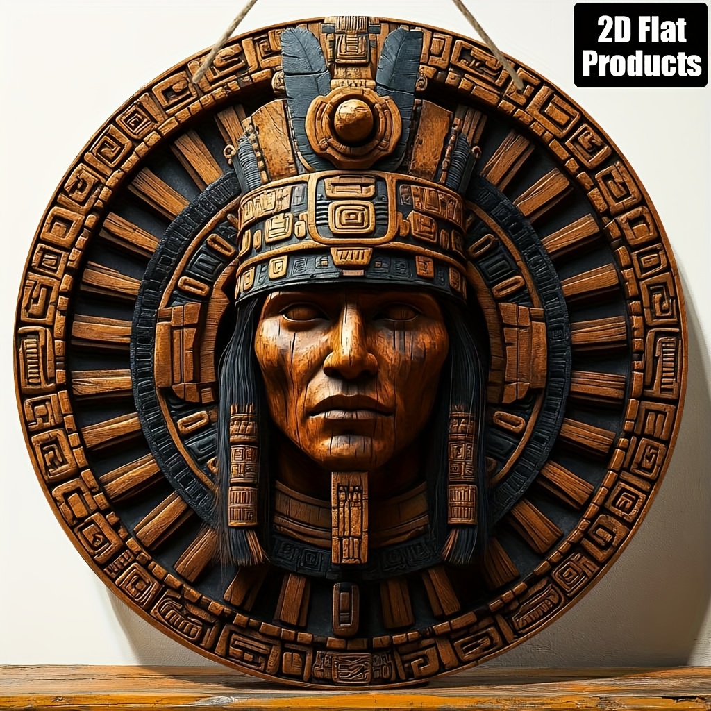 2D plat, 1pc, rond houten plan - Maya Coffee & Tea Ulasan recensie en prijs
