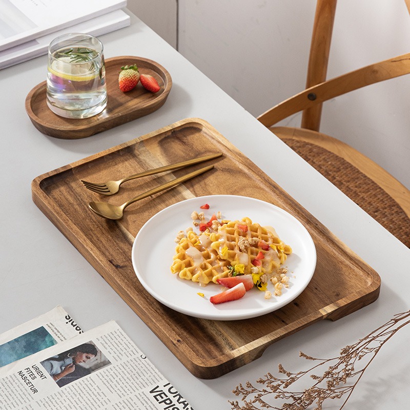 Acacia houten dienblad, decora - Coffee Tea In Chinese recensie en prijs