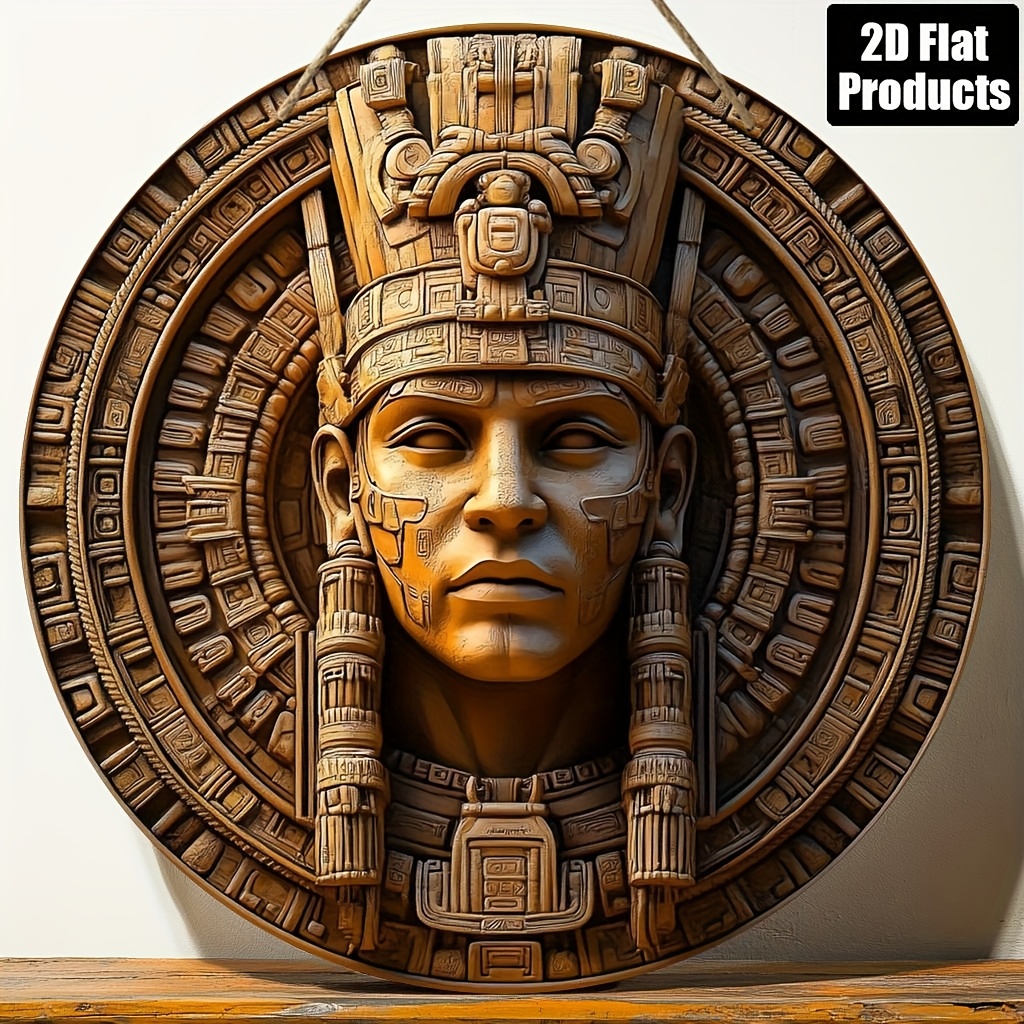 2D plat, 1pc, rond houten plan - Maya Coffee & Tea Ulasan recensie en prijs